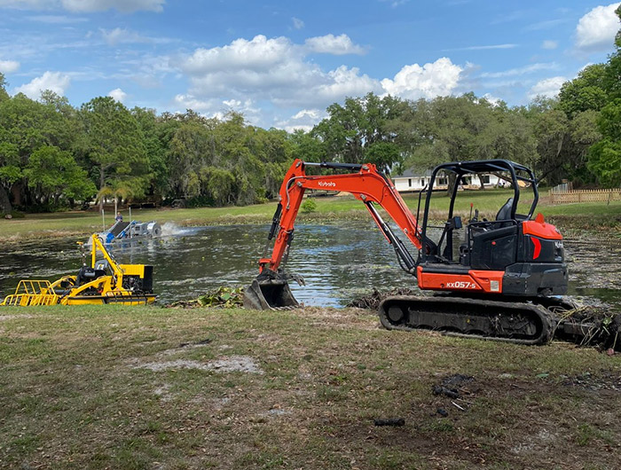 Aquatic excavation